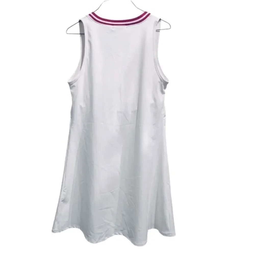 Sincerely Jules white‎ Tennis Golf Dress Size M NWT